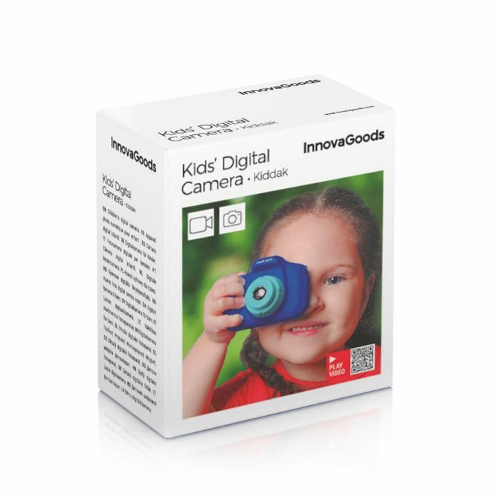 Cámara Digital Infantil Recargable con Juegos Kiddak InnovaGoods 1 Cámara Digital Infantil Recargable con Juegos Kiddak InnovaGoods 1