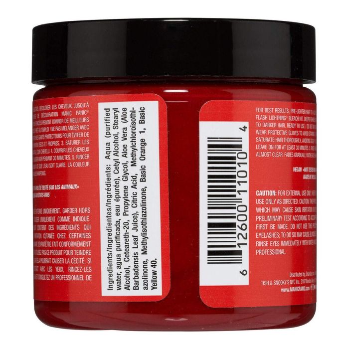 Manic Panic Classic Wildfire - Tinte SemiPermanente Vegano para Cabello, Sin Amoniaco - 148ml 4