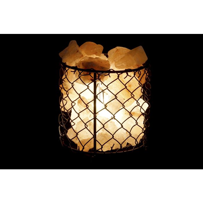 DKD Home Decor Lámpara Sobremesa Arabe Naranja Negro 17 x 17 x 17 cm 1