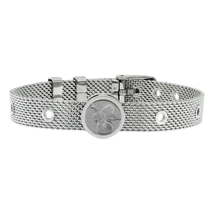 Pulsera Unisex Violinist Talent Jewels TJA-4-09-03-1-235 Plateado 0 Pulsera Unisex Violinist Talent Jewels TJA-4-09-03-1-235 Plateado 0