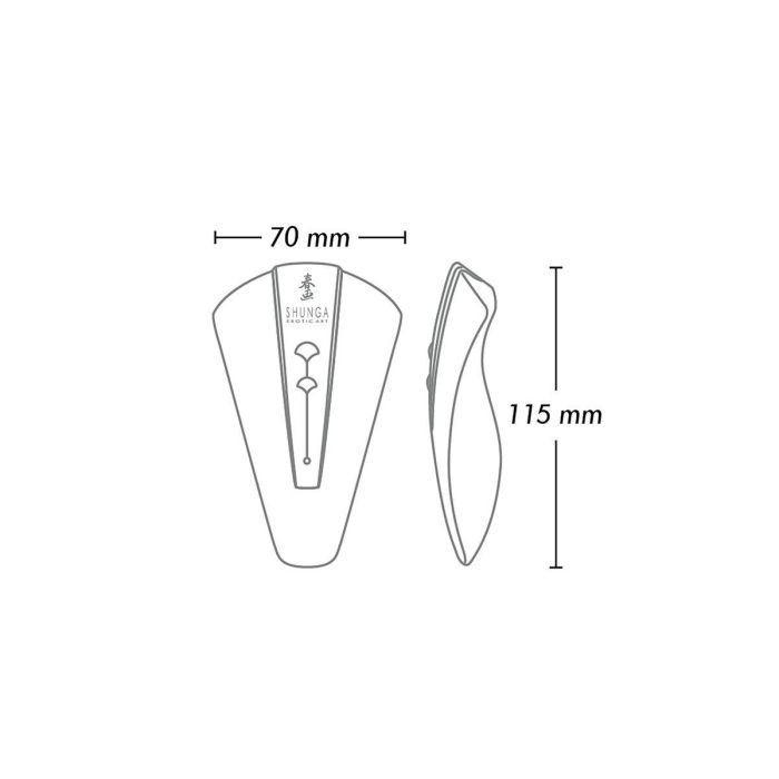 Vibrador Shunga Obi Rojo 4