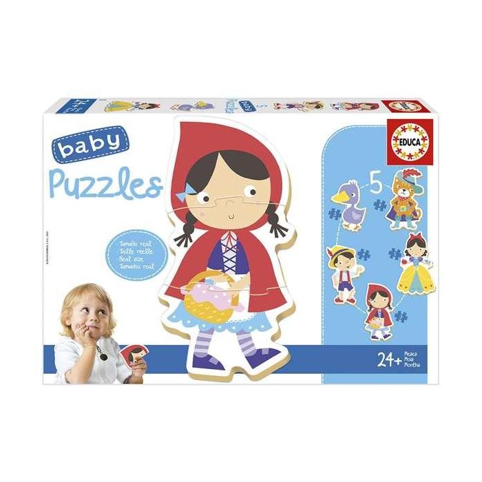Educa Puzzle Baby Erase una vez (Cuentos Populares) Contiene 5 Puzzles para Niños de 2 a 4 Años 2