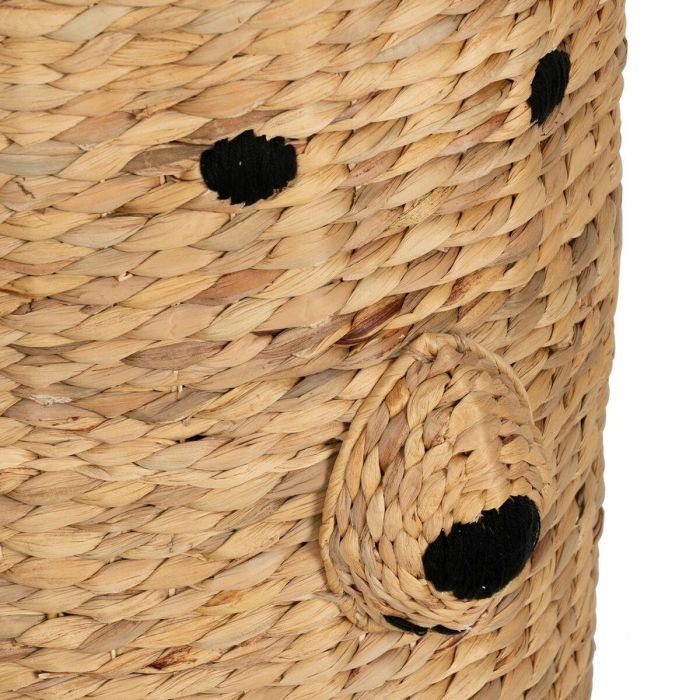 Cesto Negro Beige Fibra natural 39 x 39 x 60 cm 5