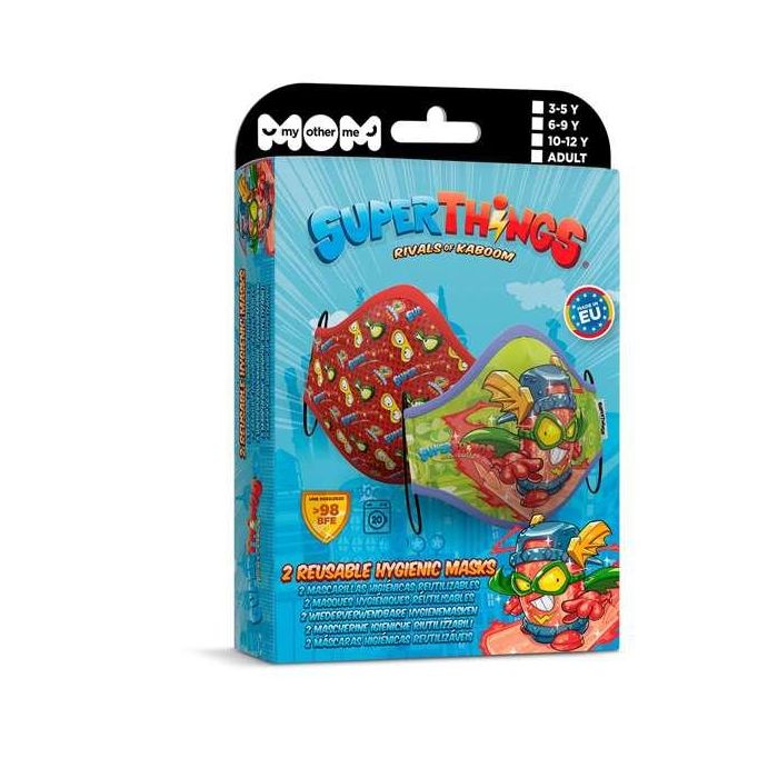 Super Zings Mask-3 Mascarilla Higiénica Premium Infantil para Niños y Niñas Talla 3-5 Años Super Zings Mask-3 Mascarilla Higiénica Premium Infantil para Niños y Niñas Talla 3-5 Años