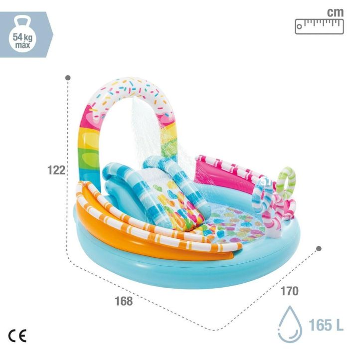 Piscina Hinchable para Niños Intex Golosinas 165 L 170 x 122 x 168 cm (2 Unidades) 3