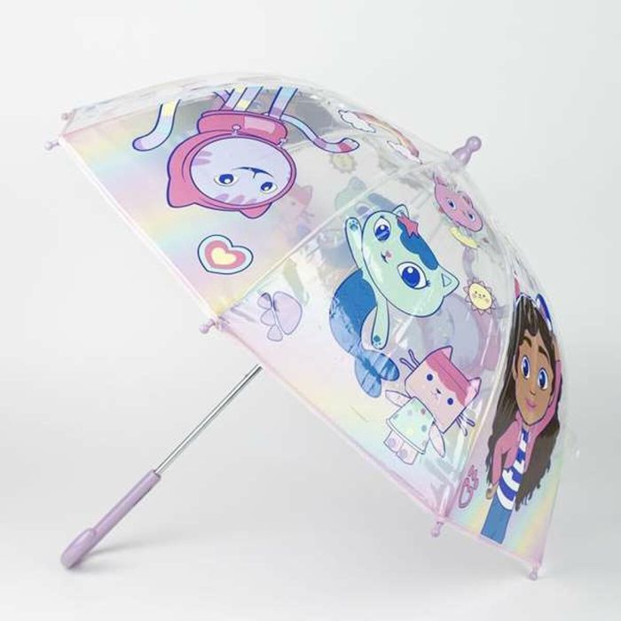 Paraguas manual burbuja la casa de gabby 45 cm 2