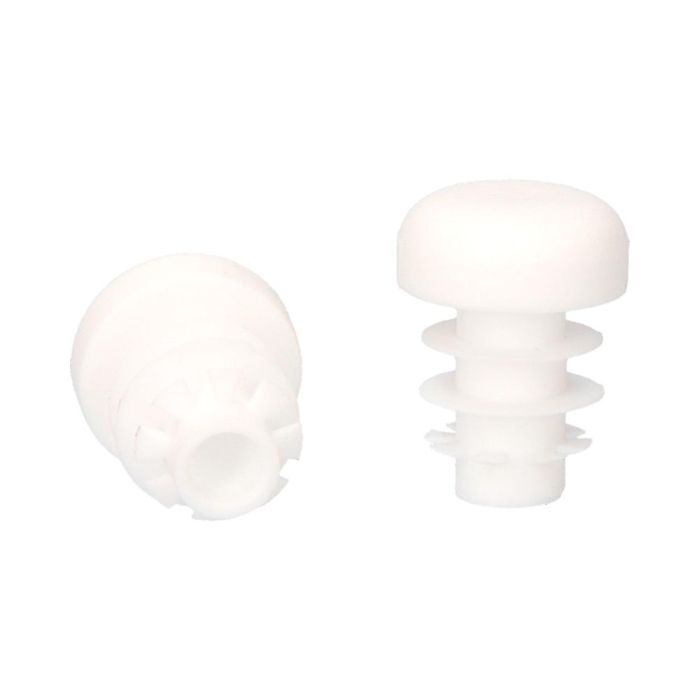 Contera redonda para interior ø12mm blanca Contera redonda para interior ø12mm blanca