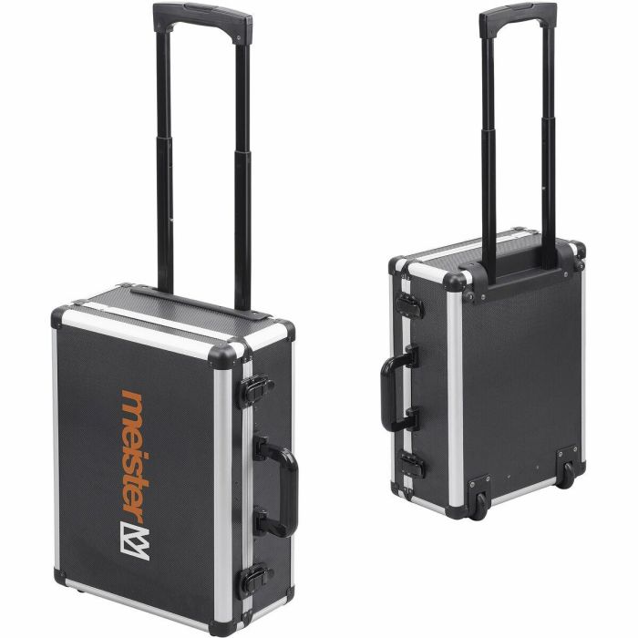 Meister Carro de herramientas compacto de 230 piezas con estuche, mango telescópico y trinquetes con mango en ángulo 2 Meister Carro de herramientas compacto de 230 piezas con estuche, mango telescópico y trinquetes con mango en ángulo 2