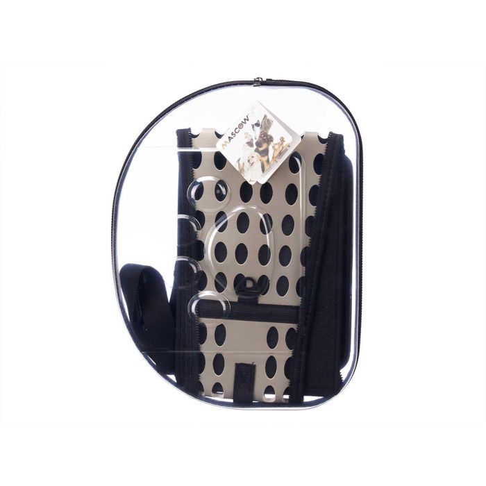 Transportín Transparente Gris Grande Mascow 43x33x4 cm - Plástico (4 Unidades) 2 Transportín Transparente Gris Grande Mascow 43x33x4 cm - Plástico (4 Unidades) 2