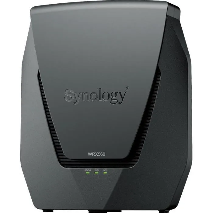 Synology WRX560 Router Wifi 6 1xWAN 3xLAN, Doble Banda Simultánea hasta 2400 Mbps, Puertos Gigabit 1