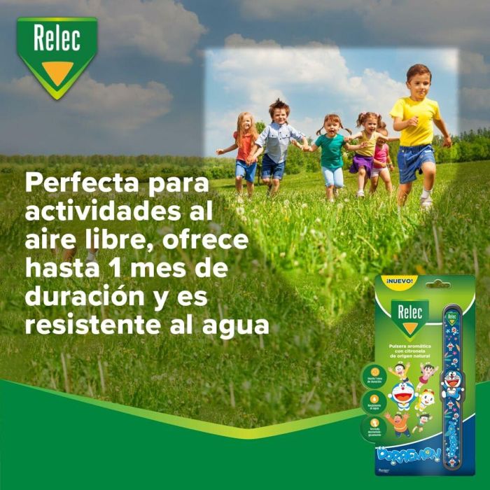 Relec Pulsera Doraemon Antimosquitos Infantil Con Citronella 2 Relec Pulsera Doraemon Antimosquitos Infantil Con Citronella 2