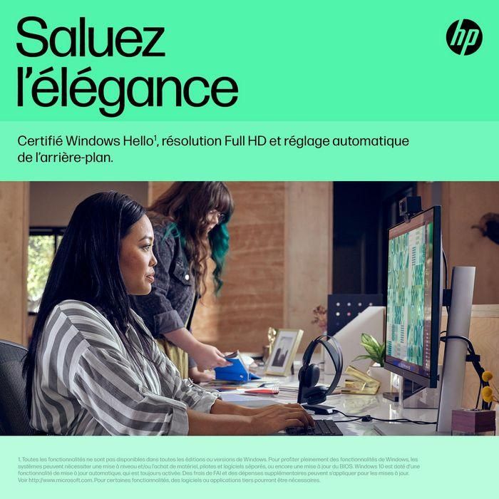 HP Webcam Video FHD 1080P, 30 FPS, Compatible con Windows Hello, Corrección Automática de Luz y Fondo, Micrófonos con Reducción de Ruido - 625 11 HP Webcam Video FHD 1080P, 30 FPS, Compatible con Windows Hello, Corrección Automática de Luz y Fondo, Micrófonos con Reducción de Ruido - 625 11