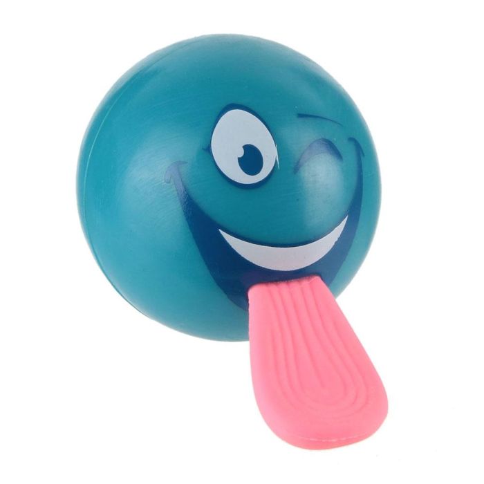 Jeux 2 momes Bola Emoti Lanzador Seche Pleure, Bola de Goma con Lengua para Lanzar Hasta 6 Metros 4