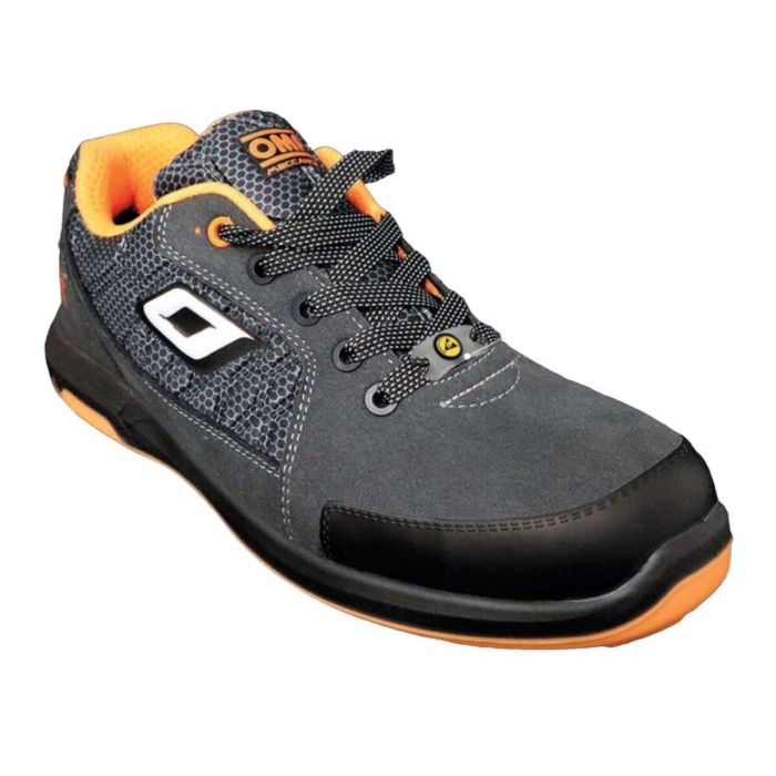 Omp Zapatillas de Trabajo Seguridad S1P SRC ESD Pro Sport Talla 39 Gris Naranja OMPS90013920