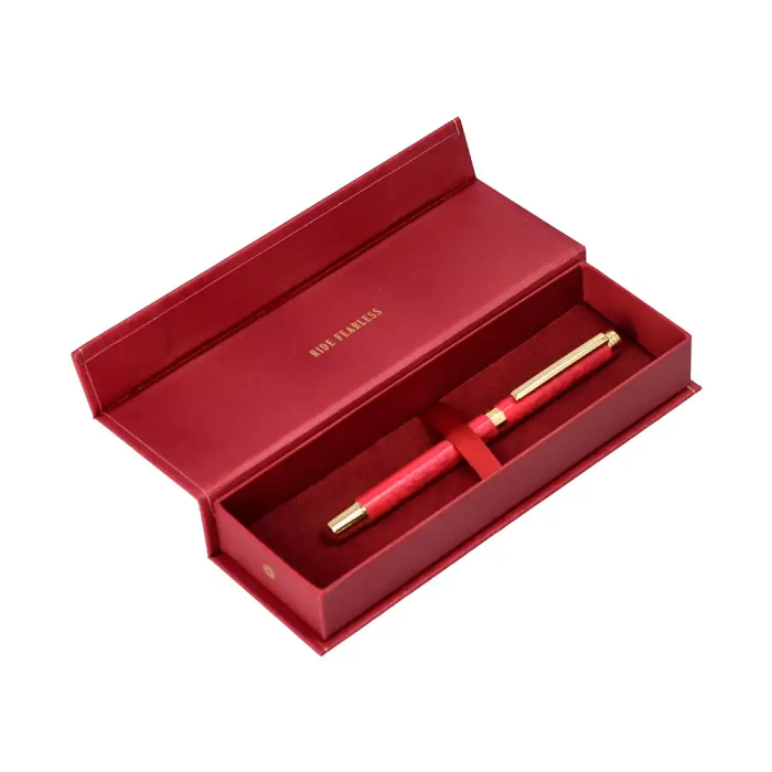 Belius Roller Wild West Aluminio Granate Dorado Tinta Negra Caja Diseño 4 Belius Roller Wild West Aluminio Granate Dorado Tinta Negra Caja Diseño 4