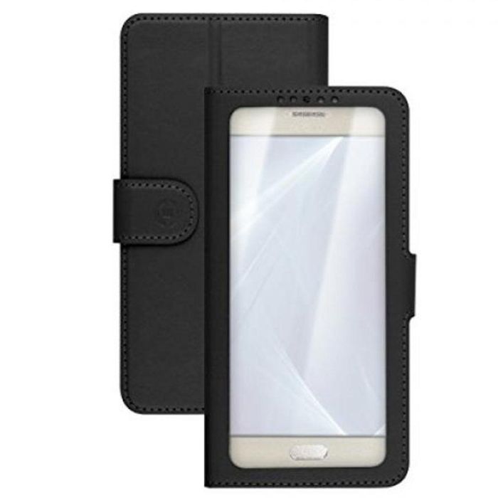 Funda para Móvil Celly UNICAVIEWLBK Negro Universal Funda para Móvil Celly UNICAVIEWLBK Negro Universal
