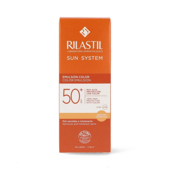Rilastil SUN SYSTEM SPF50+ Emulsión Color 50 ml, Base de Maquillaje con Alta Protección Solar 2 Rilastil SUN SYSTEM SPF50+ Emulsión Color 50 ml, Base de Maquillaje con Alta Protección Solar 2