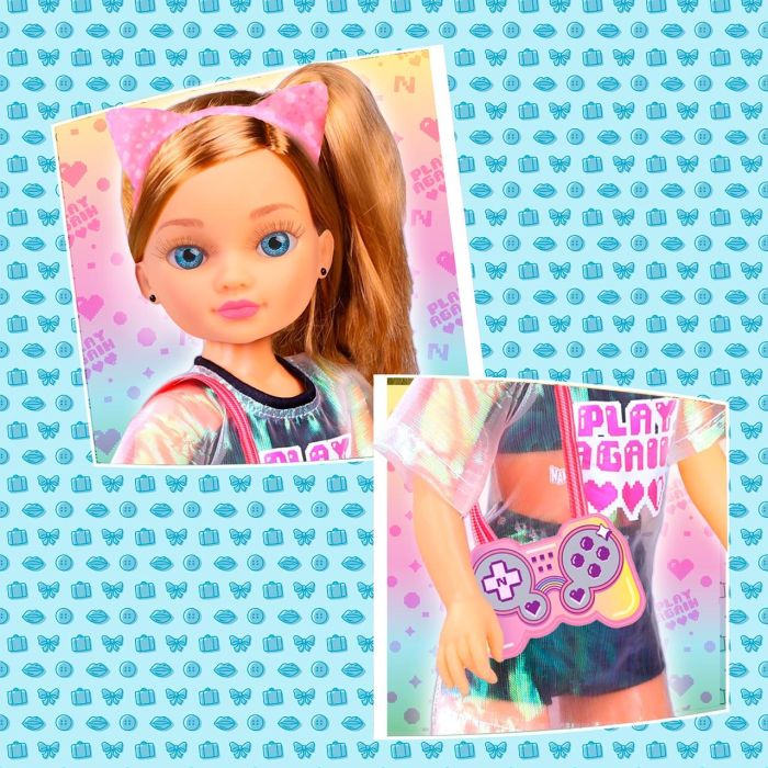 Famosa Naca0000 Conjunto de Ropa Muñeca Nancy A Trendy Look Day con Diadema y Bolso 3 Famosa Naca0000 Conjunto de Ropa Muñeca Nancy A Trendy Look Day con Diadema y Bolso 3