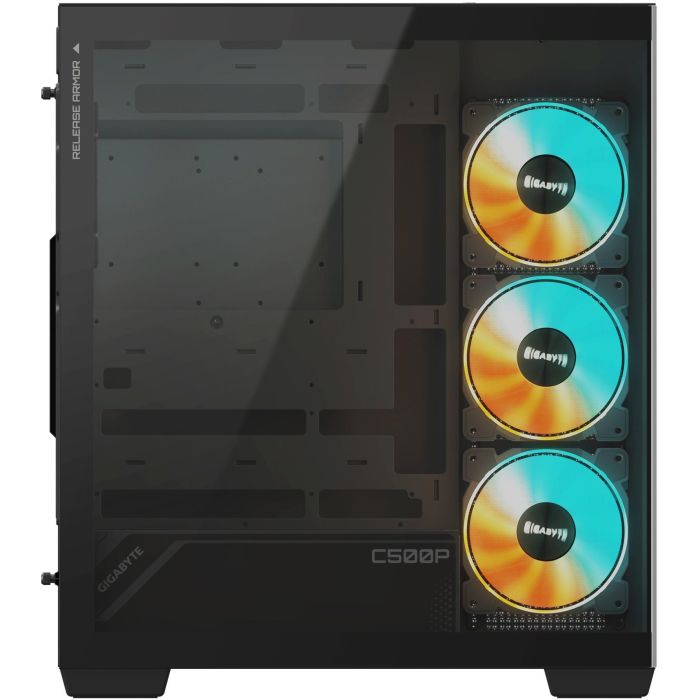 GIGABYTE C500 PANORAMIC STEALTH Midi Tower PC Gaming Panorámica con Ventana Lateral Cristal Templado, Soporte ATX, USB 3.2 Gen 2, Negro 3 GIGABYTE C500 PANORAMIC STEALTH Midi Tower PC Gaming Panorámica con Ventana Lateral Cristal Templado, Soporte ATX, USB 3.2 Gen 2, Negro 3