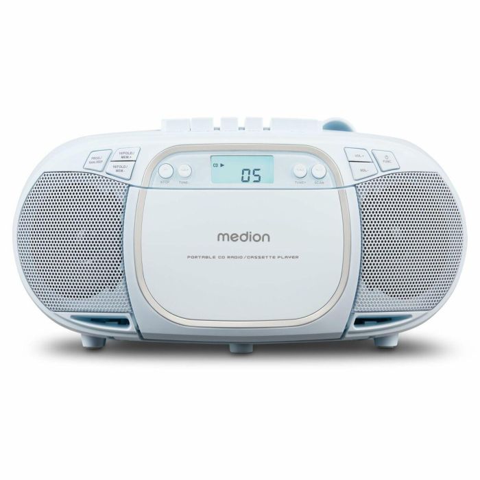 Medion MED4061275227482 Radio CD FM 2x2.2W RMS Azul 12 Medion MED4061275227482 Radio CD FM 2x2.2W RMS Azul 12