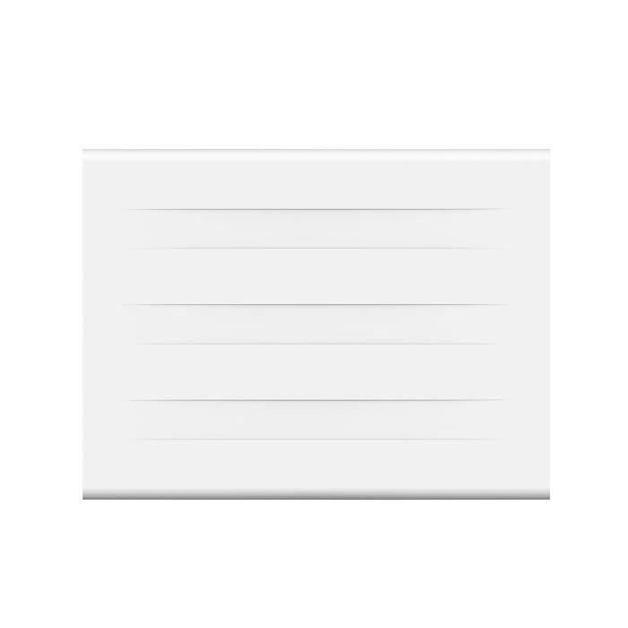 Oceanic OCEAISHDC1000W Radiador eléctrico fijo de inercia seca, doble núcleo, 1000 W, blanco mate, NF 0 Oceanic OCEAISHDC1000W Radiador eléctrico fijo de inercia seca, doble núcleo, 1000 W, blanco mate, NF 0