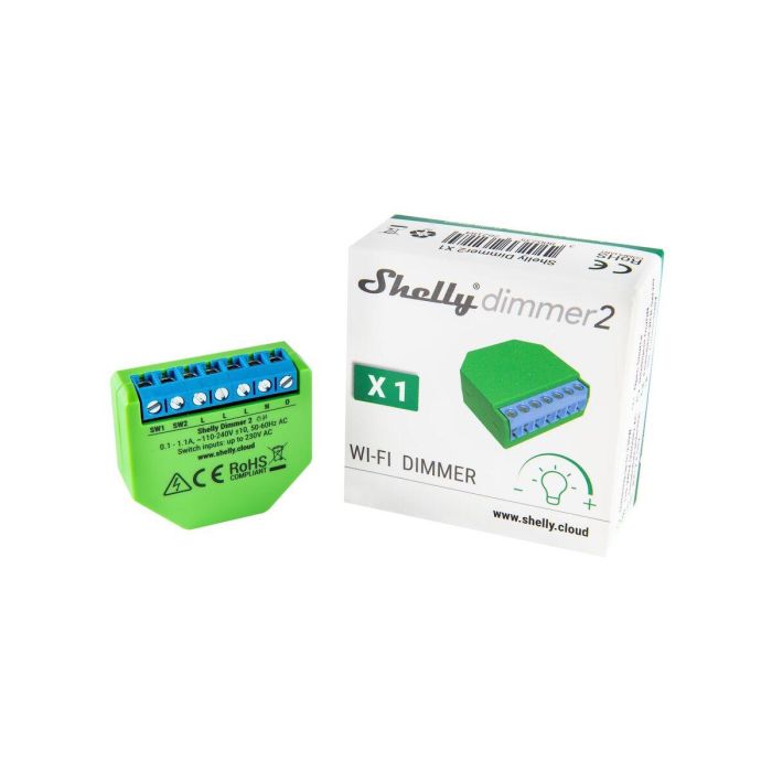 Shelly Dimmer 2 Regulador de intensidad LED WiFi con función de medición Unterputz 200W/220W AC 100/230V IEEE 802.11b/g/n 21 Shelly Dimmer 2 Regulador de intensidad LED WiFi con función de medición Unterputz 200W/220W AC 100/230V IEEE 802.11b/g/n 21