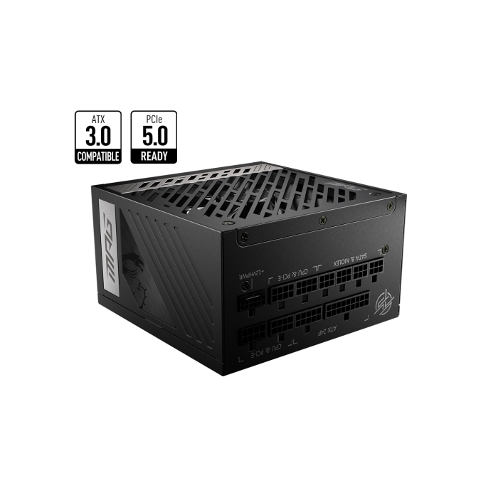 MSI MPG A850G PCIE5 unidad de fuente de alimentación 850 W 24-pin ATX ATX Negro