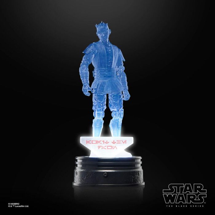 Hasbro G0276 Figura Star Wars The Black Series Holocomm Collection Darth Maul 15 cm Articulada con Discos Holográficos Luminosos 8 Hasbro G0276 Figura Star Wars The Black Series Holocomm Collection Darth Maul 15 cm Articulada con Discos Holográficos Luminosos 8