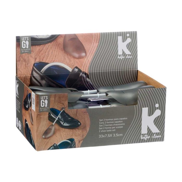 Set 2 Calzadores Gris Berilo 33X4CM (24 Unidades) 2 Set 2 Calzadores Gris Berilo 33X4CM (24 Unidades) 2