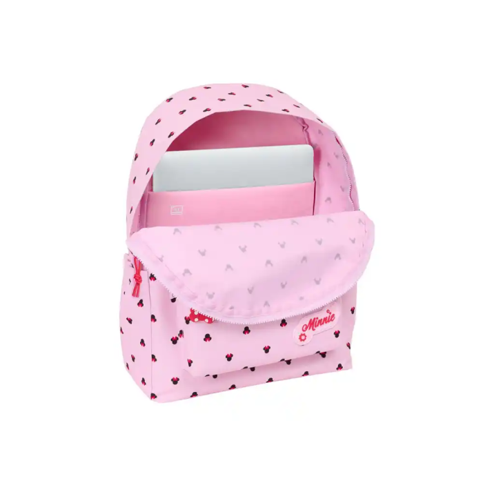 Mochila Escolar Minnie Mouse Naive Rosa 31 x 43 x 13 cm 3