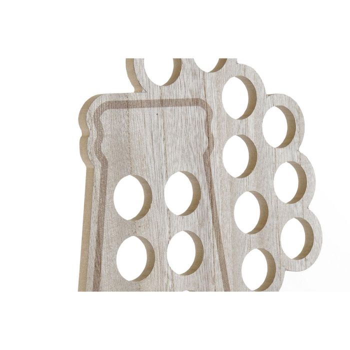 DKD Home Decor Decoración de Pared Loft Natural MDF Cerveza Chapas 1 x 55 x 25 cm 1