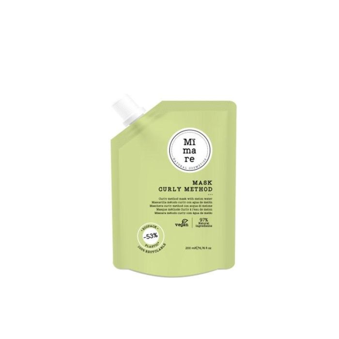 Mascarilla Método Curly Mimare 200ml - Hidratación Profunda para Rizos con Agua de Melón y Aloe Vera Mascarilla Método Curly Mimare 200ml - Hidratación Profunda para Rizos con Agua de Melón y Aloe Vera