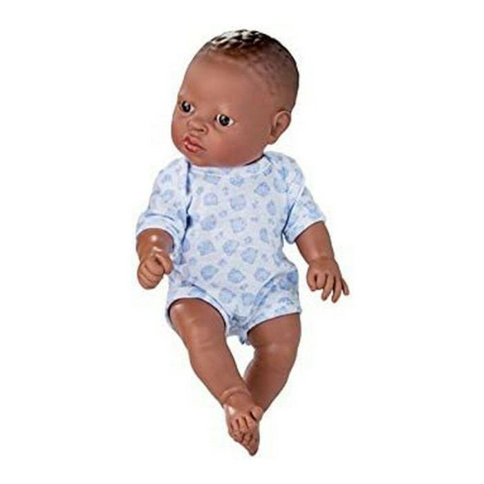 Berjuan 17079-18 Muñeca Newborn Niño Africano con Ropa 30 cm para Niños a partir de 3 Años