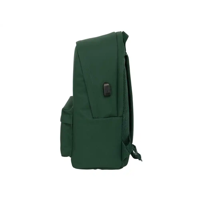 El Ganso Mochila Doble para Portátil 15,6" + USB Basics Green 31x44x18 cm 2