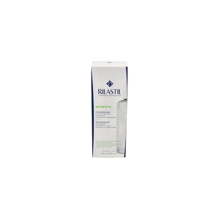 Rilastil ACNESTIL Loción Exfoliante con Ácido Salicílico y Mandélico 100 ml - Tratamiento para Acné y Marcas