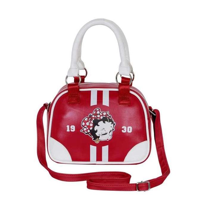 Karactermania Bolso Bowling Fashion Betty Boop Varsity Burdeos PVC 22 x12 x16 cm 4 Karactermania Bolso Bowling Fashion Betty Boop Varsity Burdeos PVC 22 x12 x16 cm 4