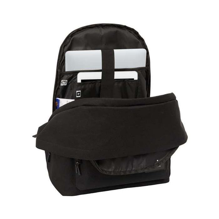 Safta Mochila Doble Portátil 15,6" USB F.C. Barcelona Chica Negro 31x44x18 cm 8 Safta Mochila Doble Portátil 15,6" USB F.C. Barcelona Chica Negro 31x44x18 cm 8