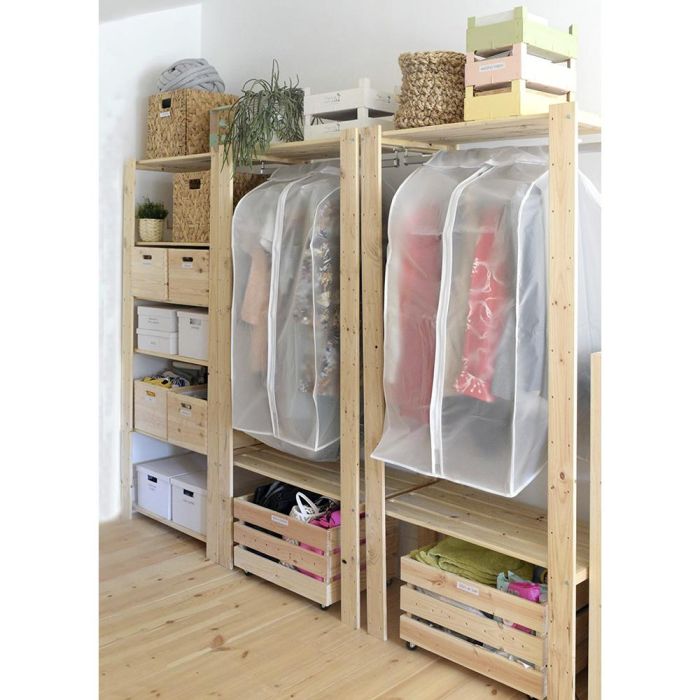 Astigarraga Kit Vestidor Evolution 76,5 x 38,5 x 174,5 cm Pino Macizo Madera 3 Astigarraga Kit Vestidor Evolution 76,5 x 38,5 x 174,5 cm Pino Macizo Madera 3