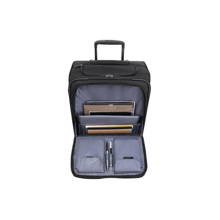 Targus CUCT04R Maletín con ruedas para portátil 16 pulgadas Negro con asa de transporte y bolsillo delantero 7 Targus CUCT04R Maletín con ruedas para portátil 16 pulgadas Negro con asa de transporte y bolsillo delantero 7