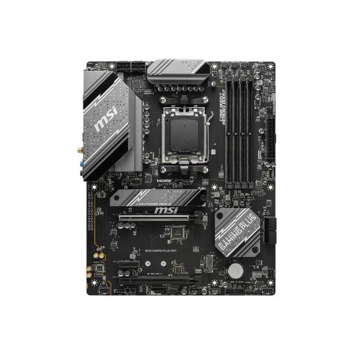 MSI Placa Base B650 Gaming Plus WiFi, AM5, DDR5, 4SATA3+2M.2, Wi-Fi 6E, Bluetooth 5.3, ATX - 911-7E26-001 1 MSI Placa Base B650 Gaming Plus WiFi, AM5, DDR5, 4SATA3+2M.2, Wi-Fi 6E, Bluetooth 5.3, ATX - 911-7E26-001 1