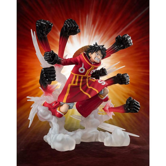 Figura S.H. Figuarts Zero Monkey D Luffy Gum Gum Hawk Gatling Extra Battle One Piece 18cm 1