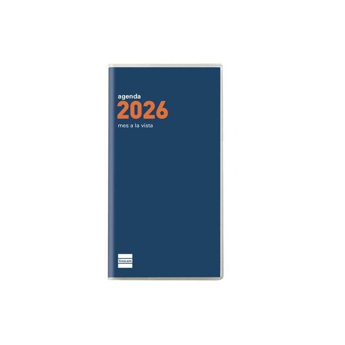 Agenda Anual (2026) Catalan Finocam Plana Coctel Cosida Tapa Pp Pl4 80X150 M/V Blau