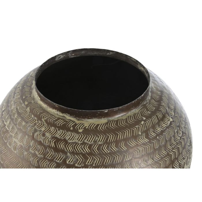 Jarrón Home ESPRIT Verde Aluminio 40 x 40 x 49 cm 2 Jarrón Home ESPRIT Verde Aluminio 40 x 40 x 49 cm 2