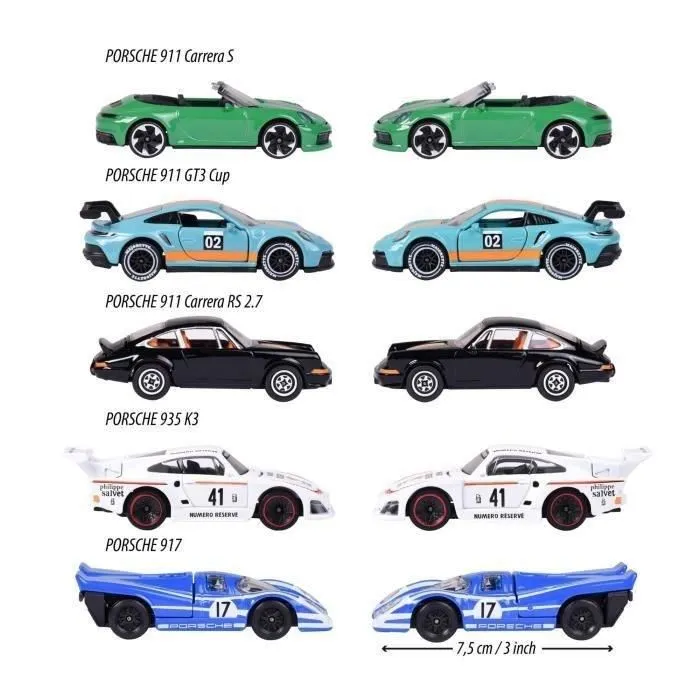 Smoby Gifpack 5 Coches Porsche Motorsport 1
