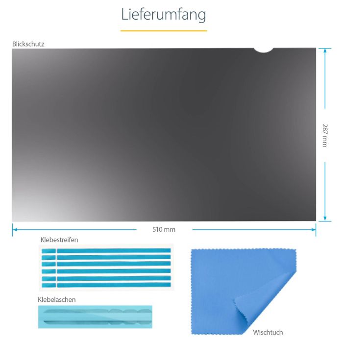 Filtro de Privacidad para Monitor Startech PRIVACY-SCREEN-22MB 22"