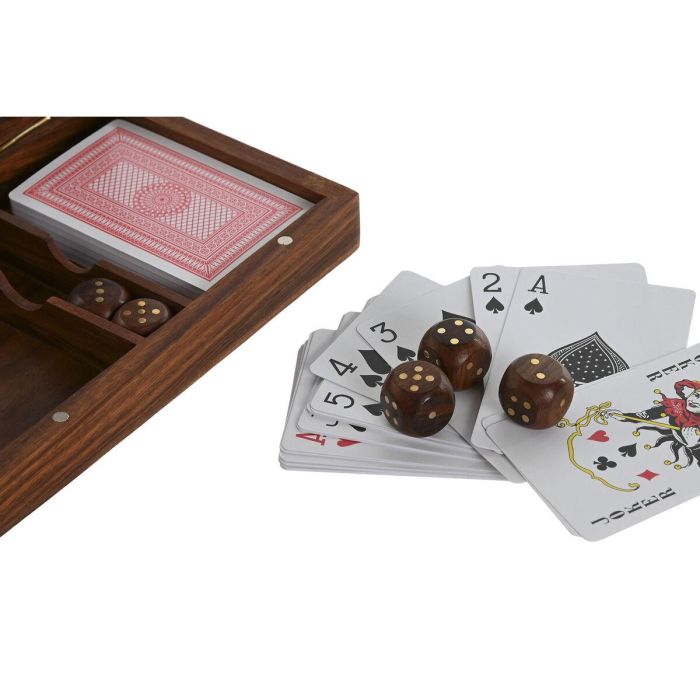 Juego Colonial DKD Home Decor Marron 11.5 x 3.7 x 17.7 cm Set de 2 2