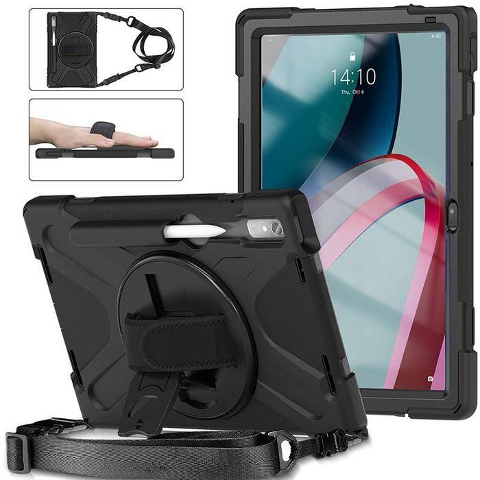 eSTUFF Funda AUSTIN Defender para Lenovo TAB P11 Pro 2022 2ª Gen 11,2" (TB132FU) sin protector de pantalla - Negro 2