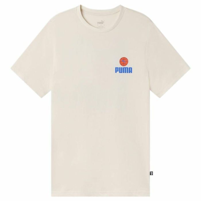 Camiseta de Manga Corta Hombre Puma Chilli Powder Blanco Camiseta de Manga Corta Hombre Puma Chilli Powder Blanco