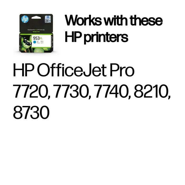HP Oficejet Pro 7730/8710/8720/8730/8740 Cartucho Cian nº953XL 1450pag 1
