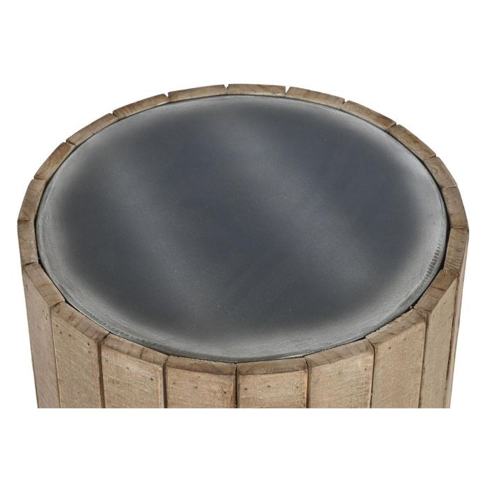 Mesita Auxiliar Alpino DKD Home Decor Natural 36 x 45 x 36 cm 3 Mesita Auxiliar Alpino DKD Home Decor Natural 36 x 45 x 36 cm 3